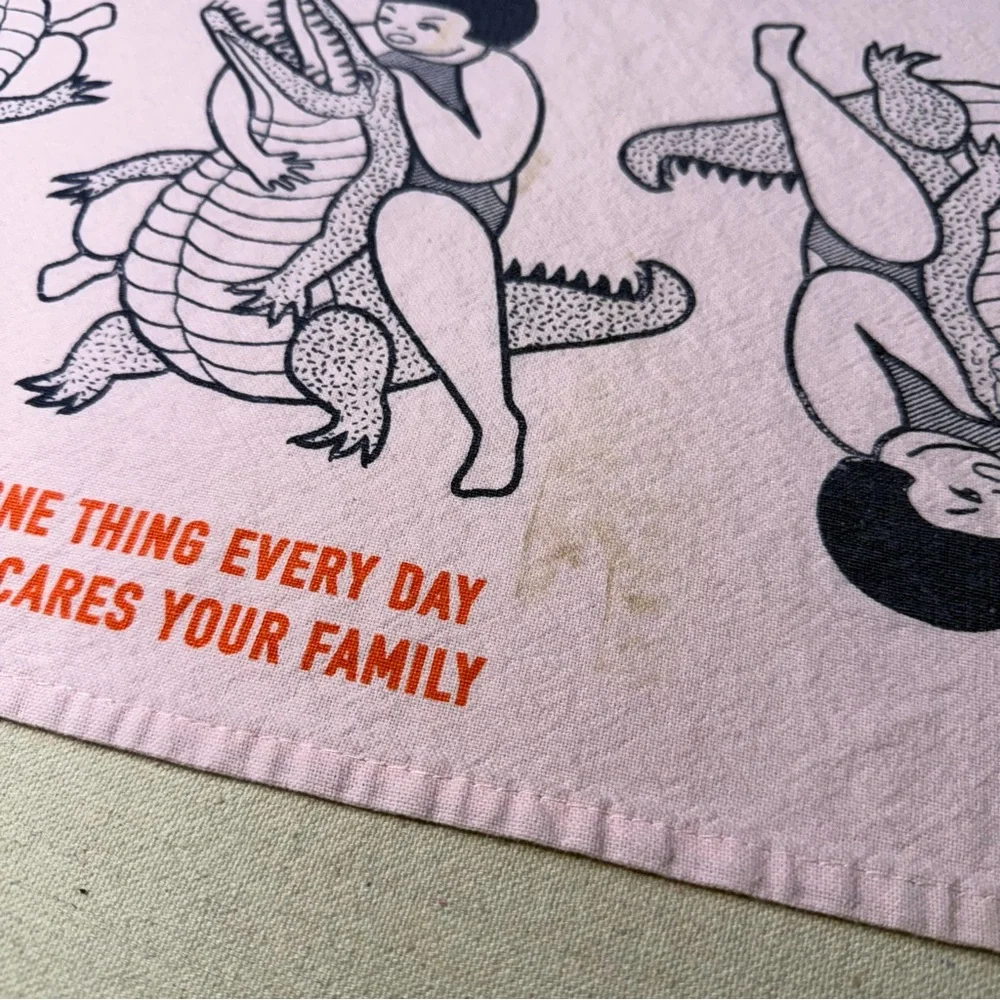 Blue Q pink towel